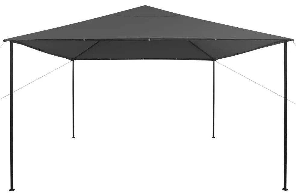 Gazebo 4x4x3 m 180 g/m² antracite