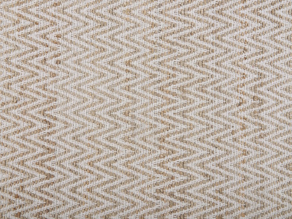 Tapete de juta creme 80 x 150 cm AFRIN Beliani