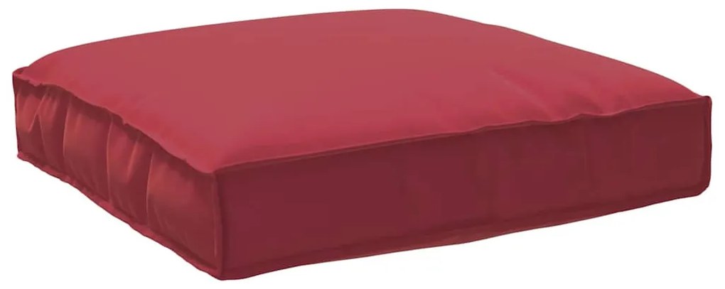 vidaXL Almofada de Palete Vermelha 80x80x12 cm em Tecido Oxford