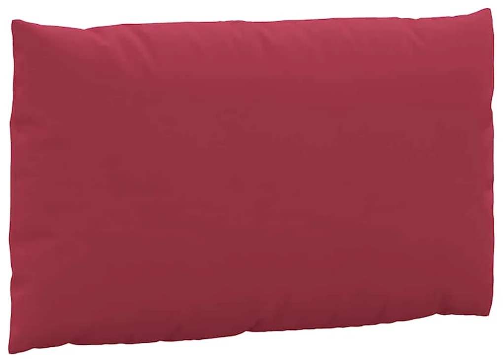 Almofadões p/ móveis paletes 2 pcs tecido oxford vermelho tinto