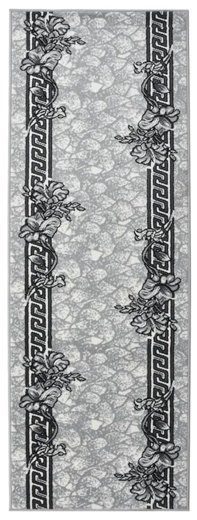 vidaXL Passadeira 80x200 cm polipropileno cinzento