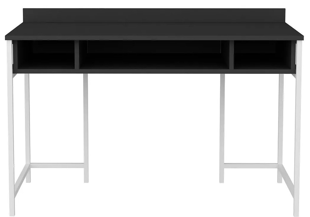 Secretária de Estudo Alma – Branco Antracite – 120x60x74.8 cm