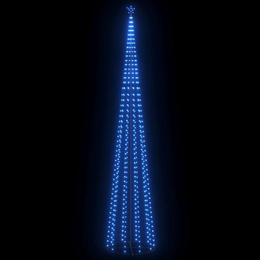 Árvore de Natal em cone c/ 752 luzes LED 160x500 cm azul