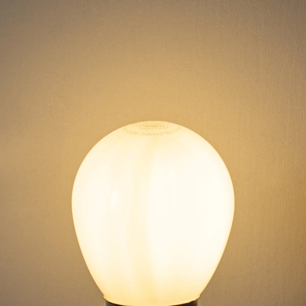 Conjunto de 5 E27 3-staps dimbaar LED lamp P45 opaal glas 5W 470 lm 2700K