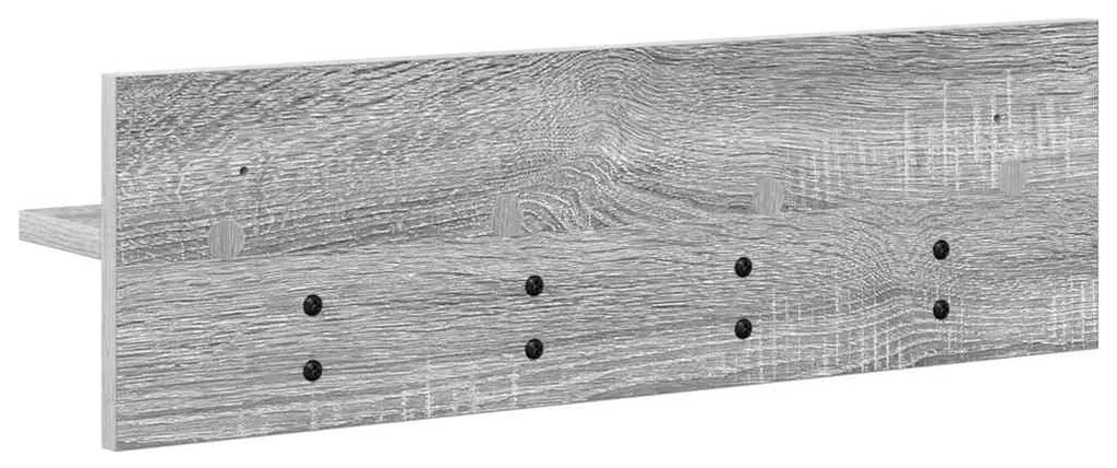 Cabideiro de Parede Sonoma cinzento 60 x 10.5 x 18 cm
