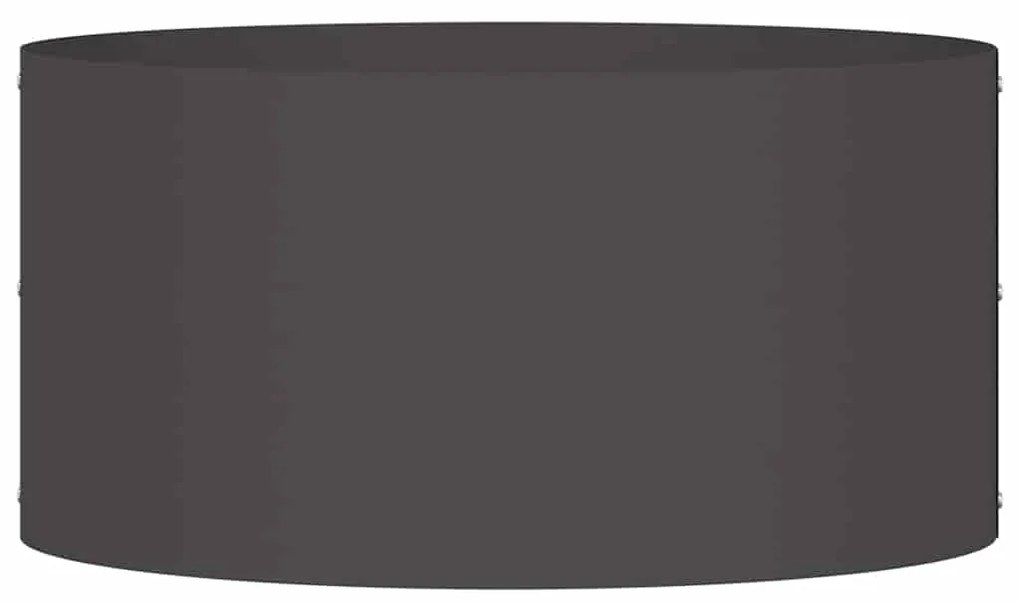 Grande Vaso de Metal Preto Preto Metal Grande Durável