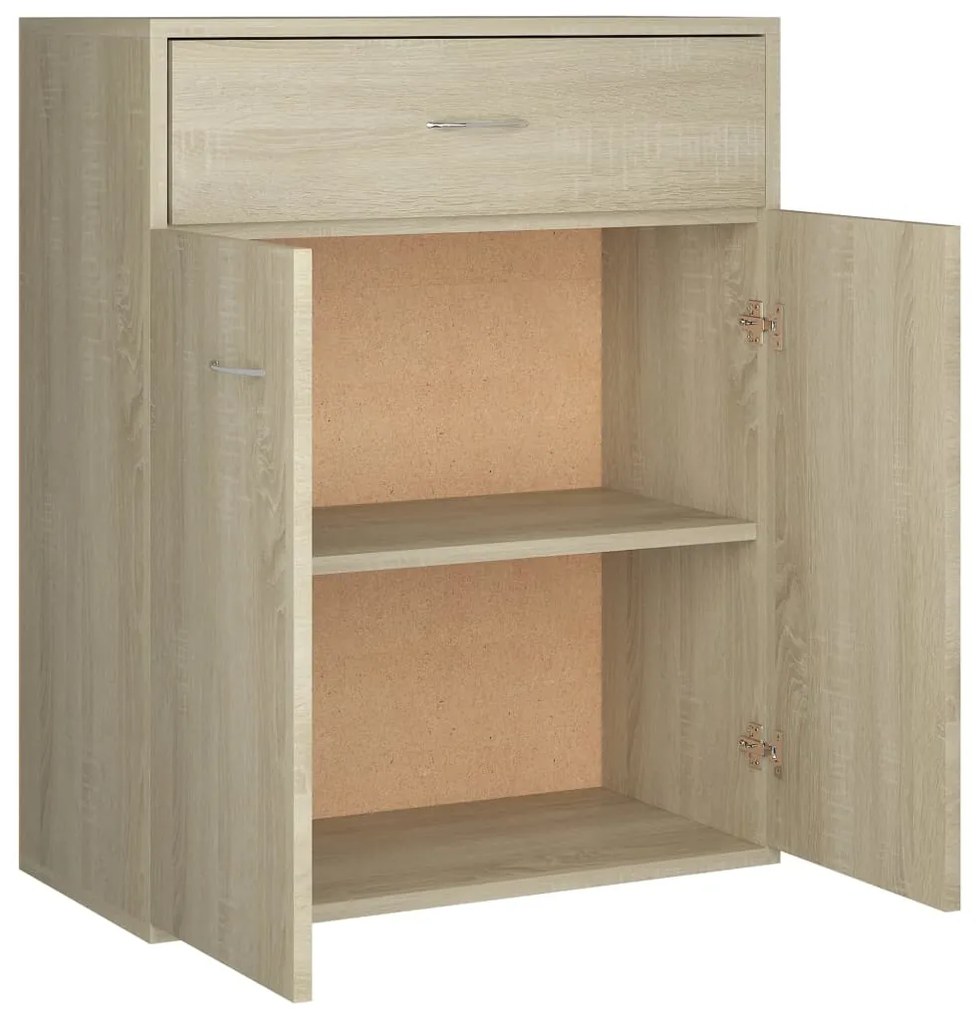 Aparador 60x30x75 cm contraplacado cor carvalho sonoma