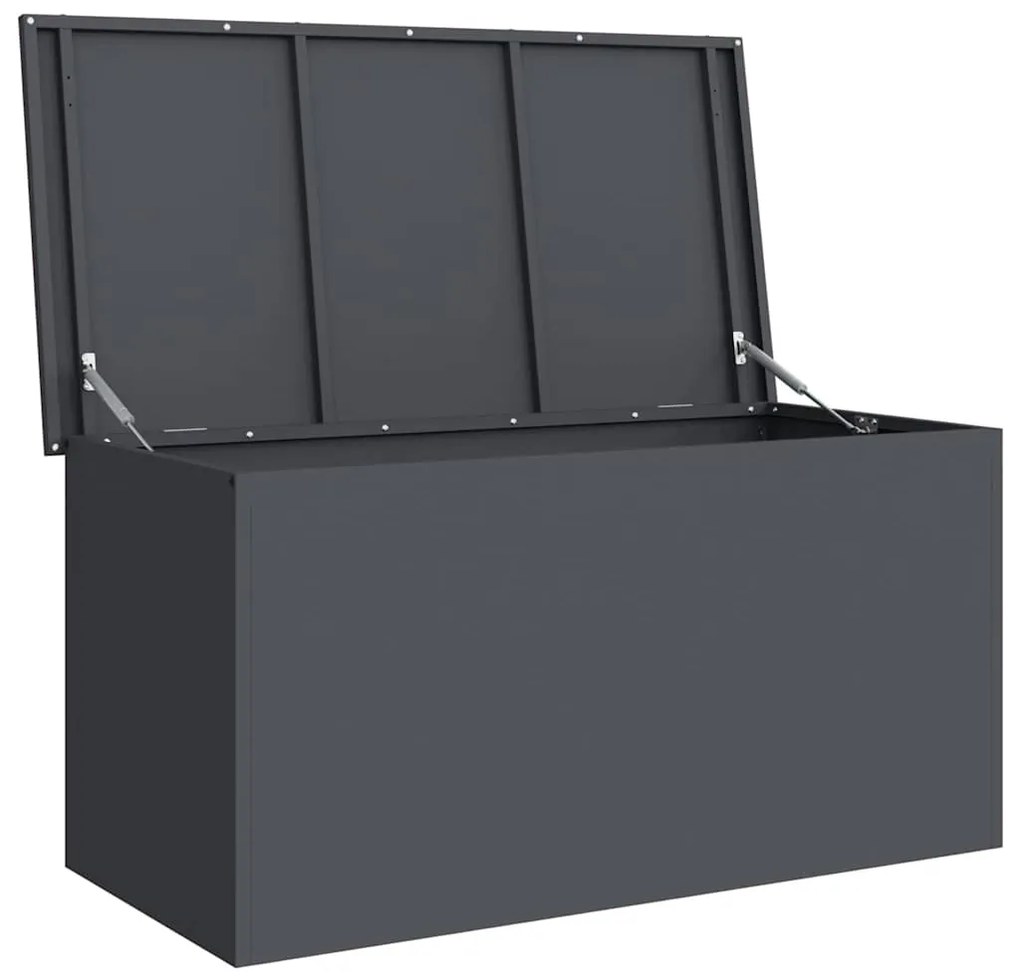 Caixa de Armazenamento Externa Antracite 100 x 50.5 x 50 cm
