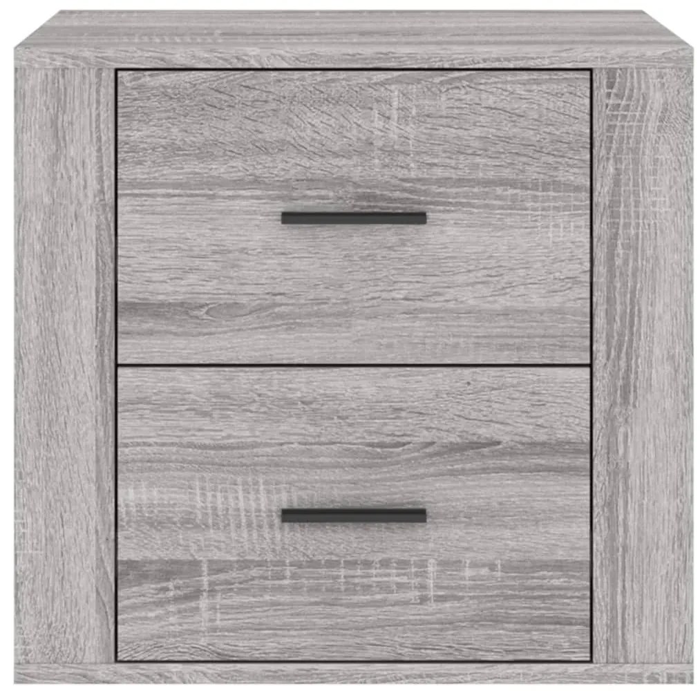 Mesa de cabeceira 50x39x47 cm sonoma cinzento