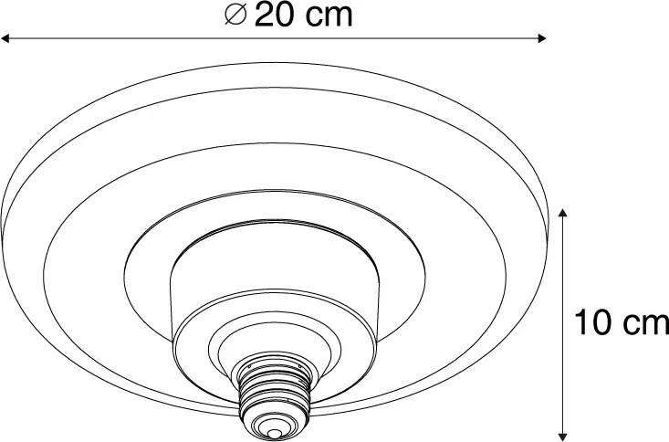 Lâmpada LED E27 Deco Transparente 6.5W 430 lm 3000K