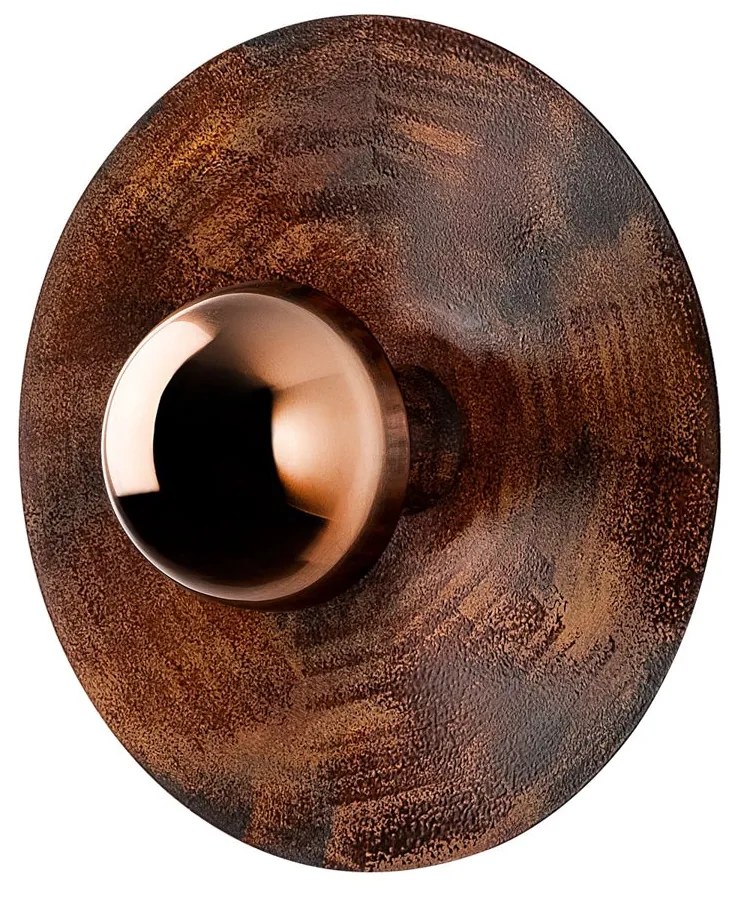 Aplique de Parede Kurt – Cobre – 28 cm x 26 cm