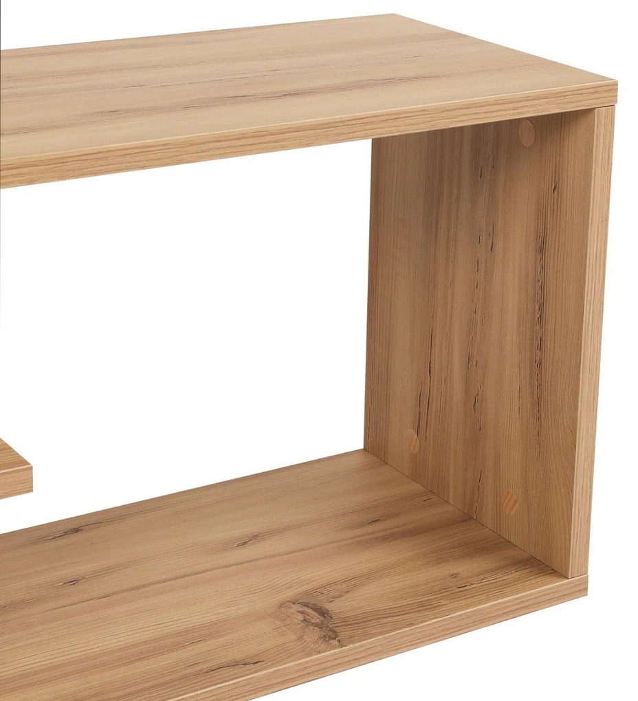 Móvel TV Zigzag – Carvalho – 120 cm x 40 cm x 30 cm