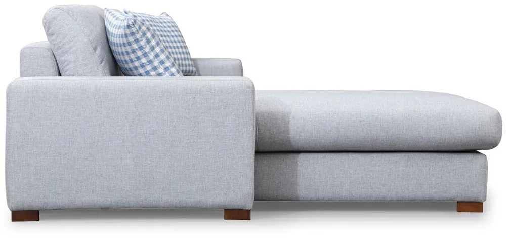 Sofá de Canto Loop – Cinzento Claro – 290 cm x 194 cm