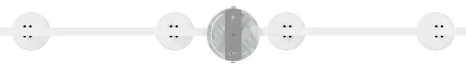 Foco de Teto 4 Direções Ajustável Branco GU10