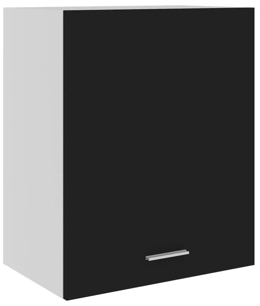 Armário de parede “Lyon” 50x31x60 cm derivados de madeira preto