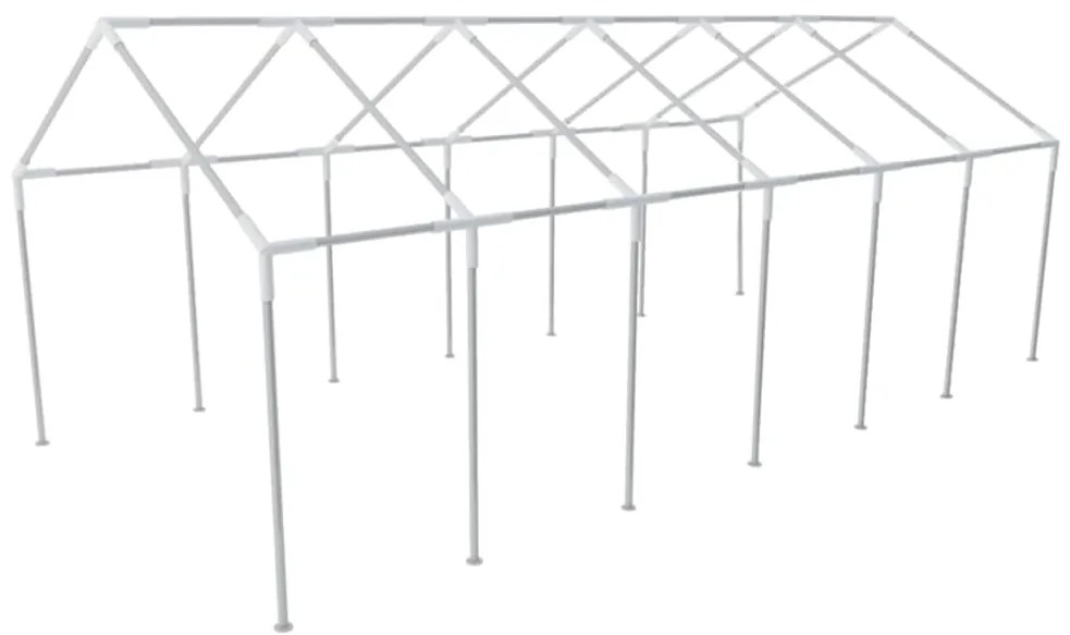 vidaXL Estrutura de aço para tenda de festas 12 x 6 m
