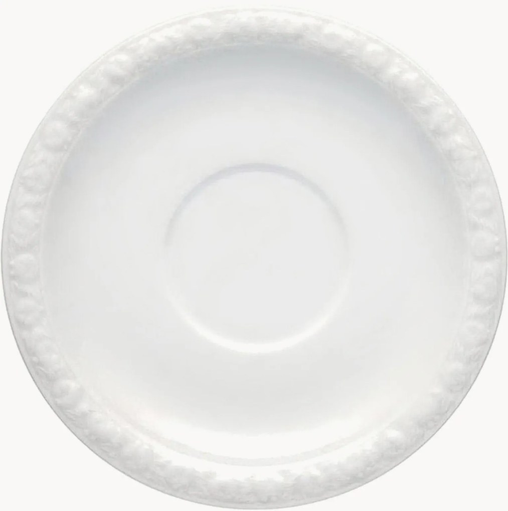 Pires para pratos de sopa em porcelana Maria White, conjunto de 6