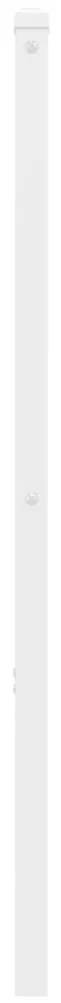 Cabeceira de cama 150 cm metal branco