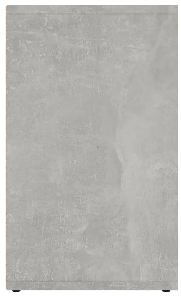 Sapateira 52,5x30x50 cm cor Concreto Cinza