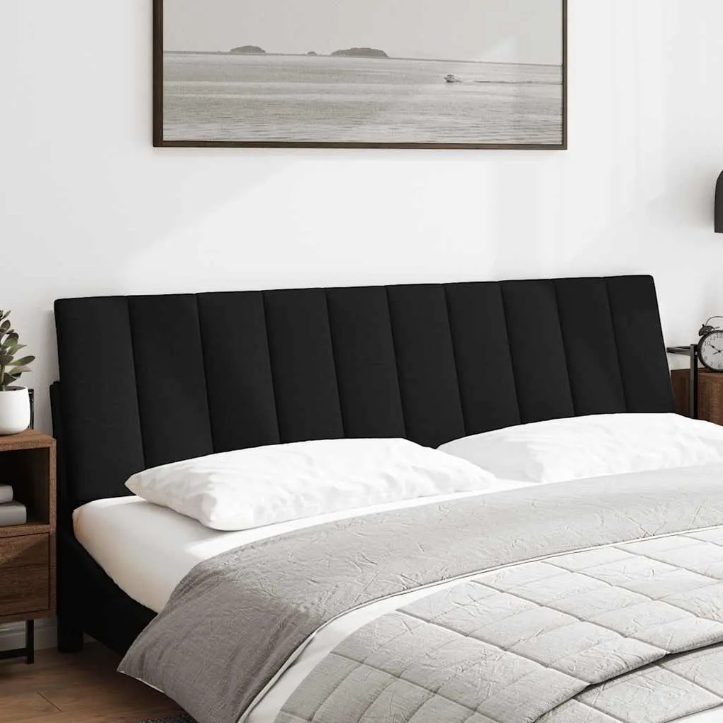 Almofadão de cabeceira 180 cm tecido preto