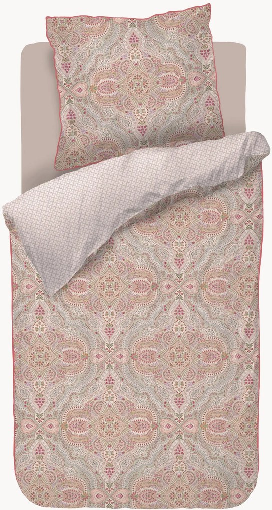Conjunto de roupa de cama em percal de algodão Moon Flower