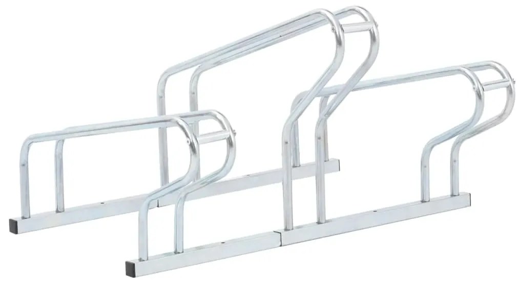 Suporte independente para 3 bicicletas aço galvanizado