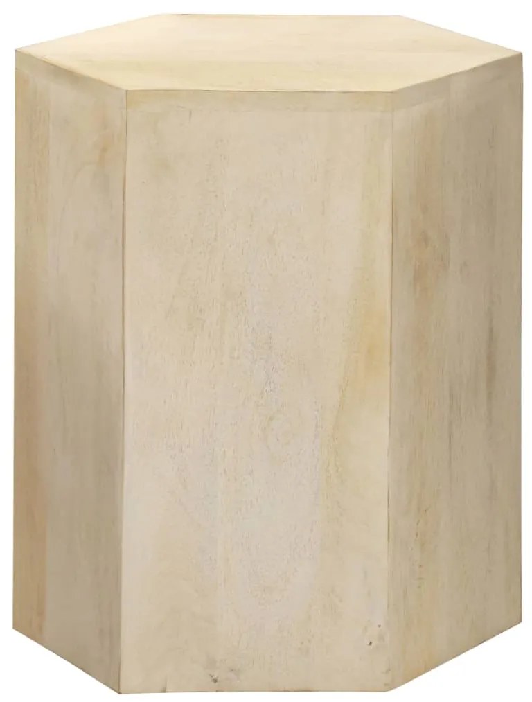 Conjunto de mesas de centro 3 pcs madeira de mangueira maciça
