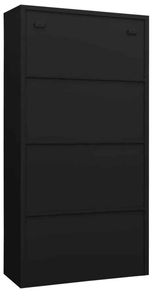 Cacifo 90x40x180 cm aço preto