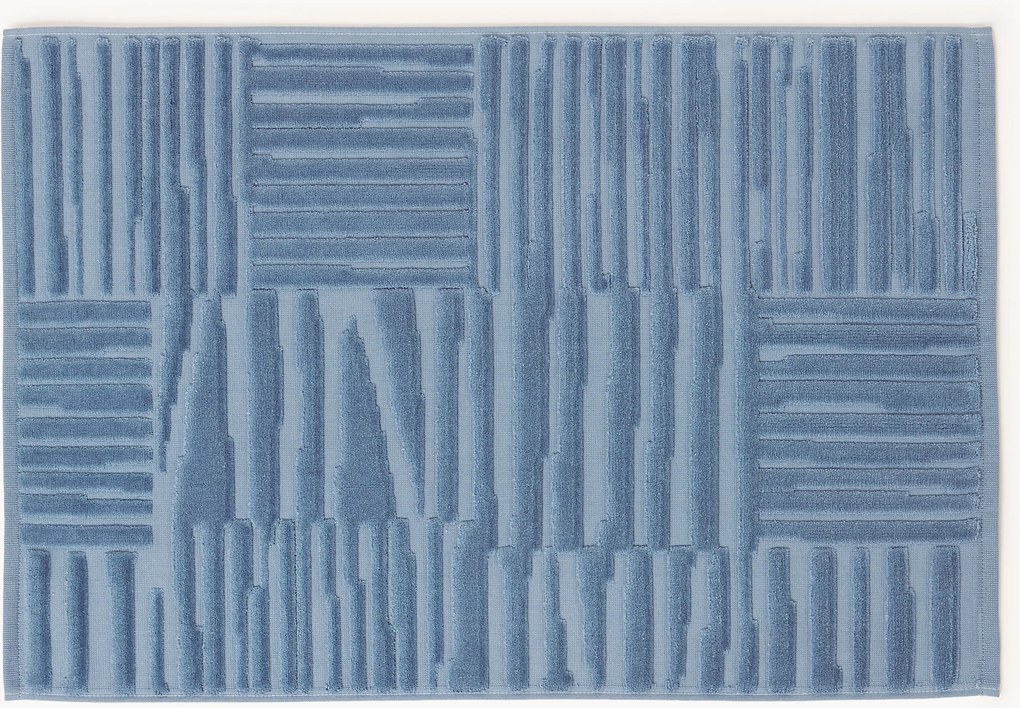 Tapete de banho antiderrapante em veludo Petra