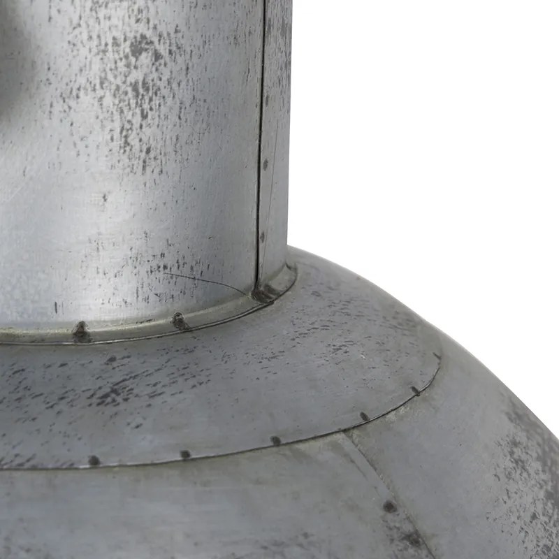 Candeeiro de suspensão industrial cinzento 40 cm - Samia Sabo Industrial