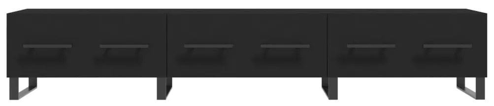 Móvel de TV 80x36x50 cm derivados de madeira preto