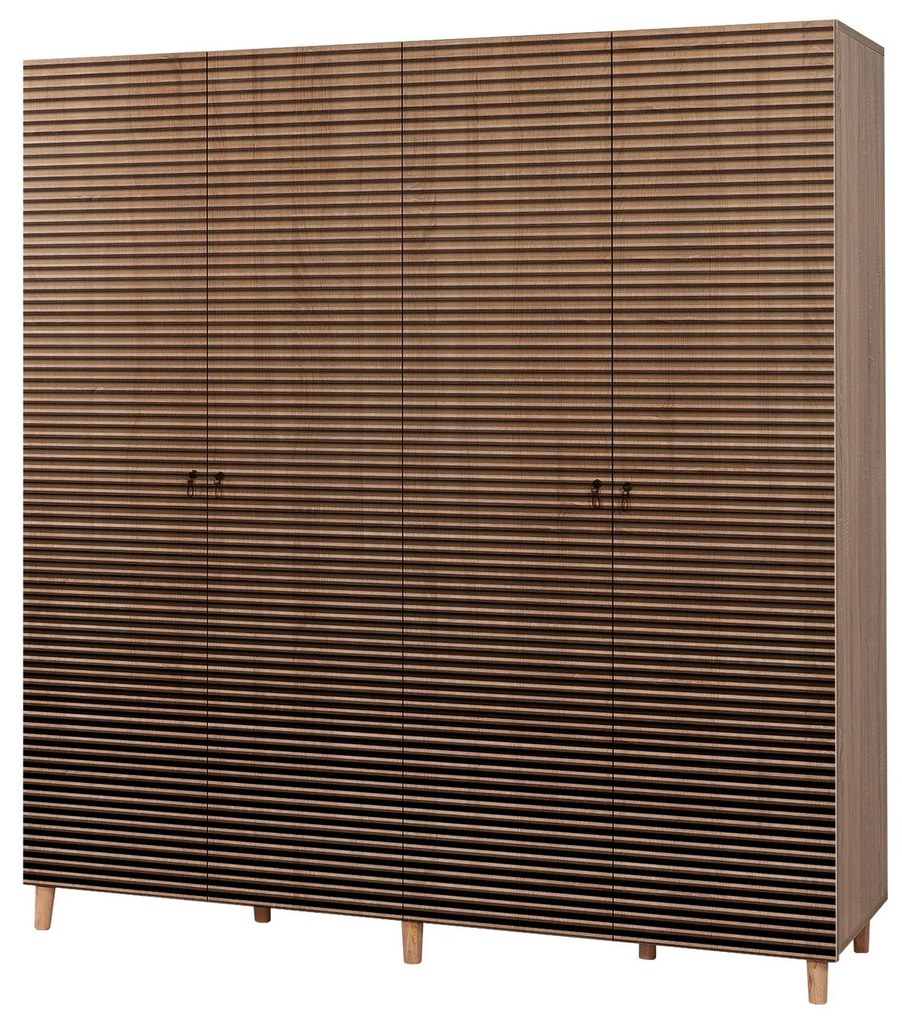Roupeiro Imaj – Carvalho Sonoma – 180x192x52 cm