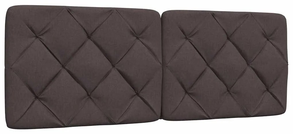 Estrutura de cama com LED sem colchão 120x200 cm tecido