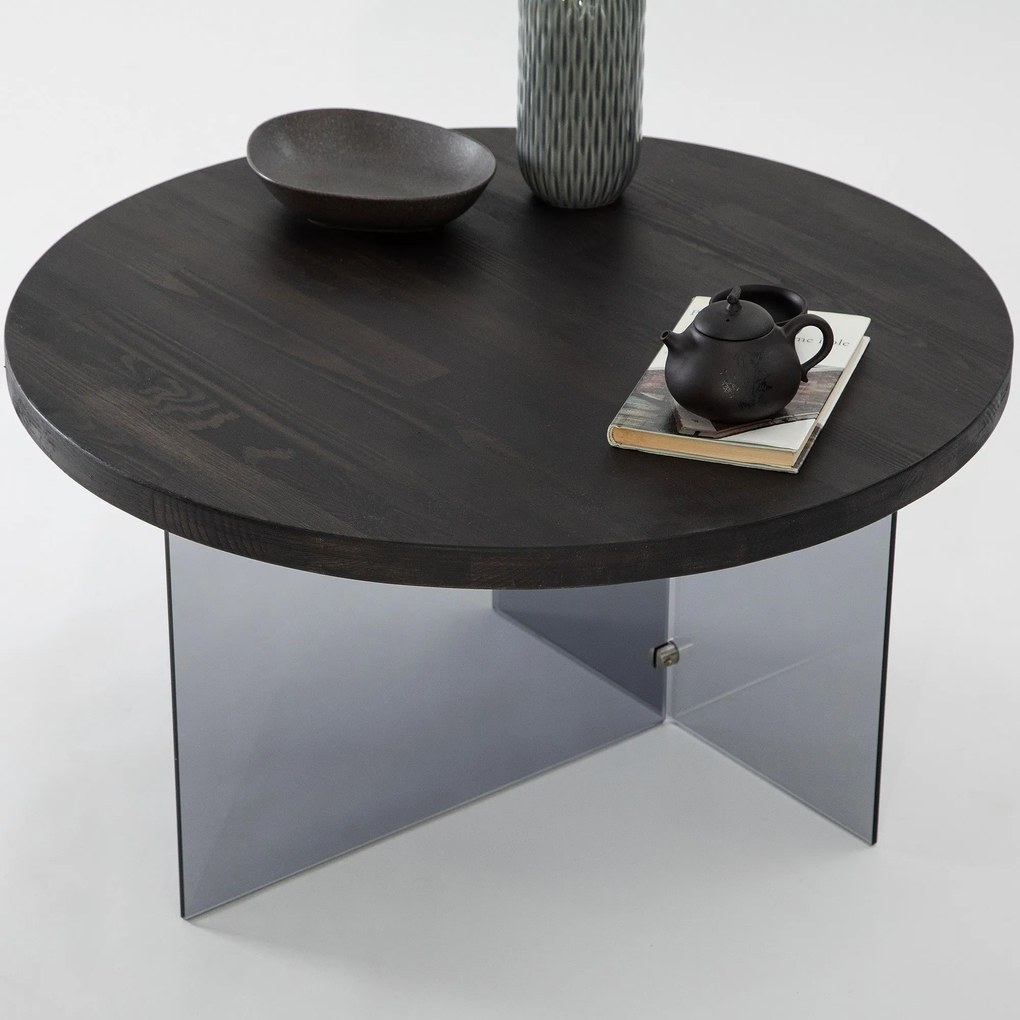 Mesa de Centro Serenity – Cinza Antracite – 70 cm x 40 cm