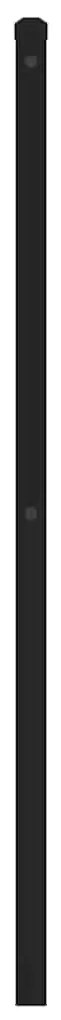 Cabeceira de cama 200 cm metal preto