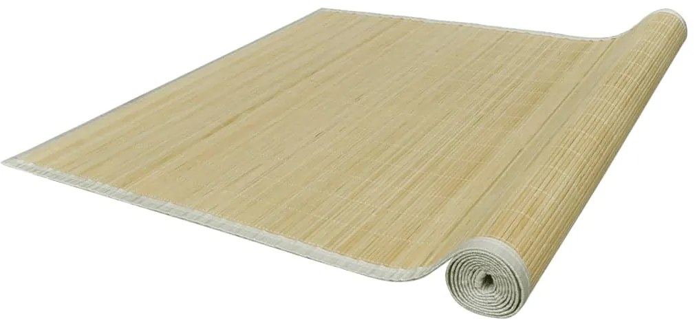 Tapete de bambu 160x230 cm natural