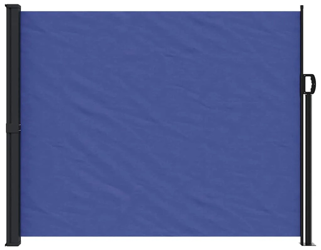 Toldo lateral retrátil 160x500 cm azul