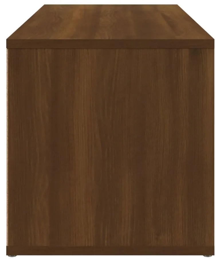Móvel TV 80x34x36 cm derivados de madeira cor carvalho castanho
