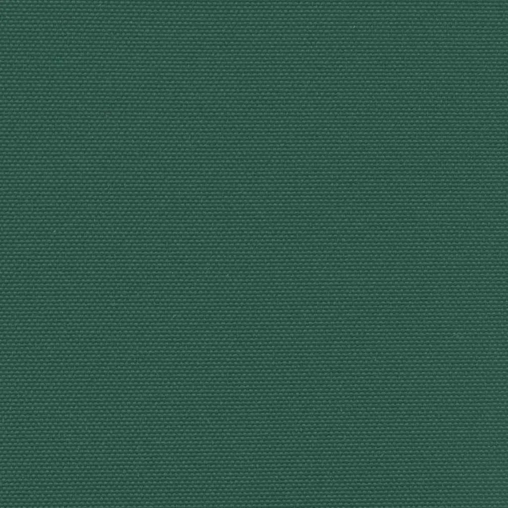 Toldo lateral retrátil 180x500 cm verde-escuro