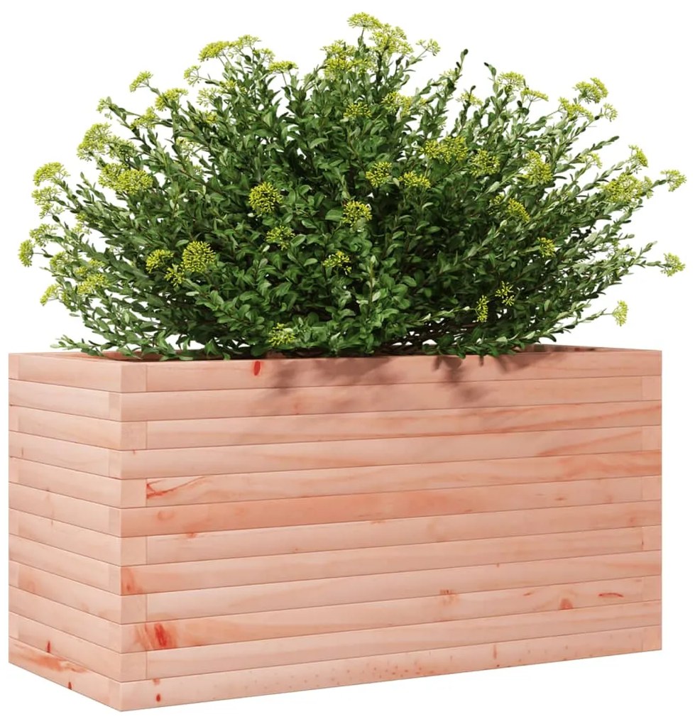 Vaso/floreira de jardim 90x40x45,5 cm madeira de douglas maciça