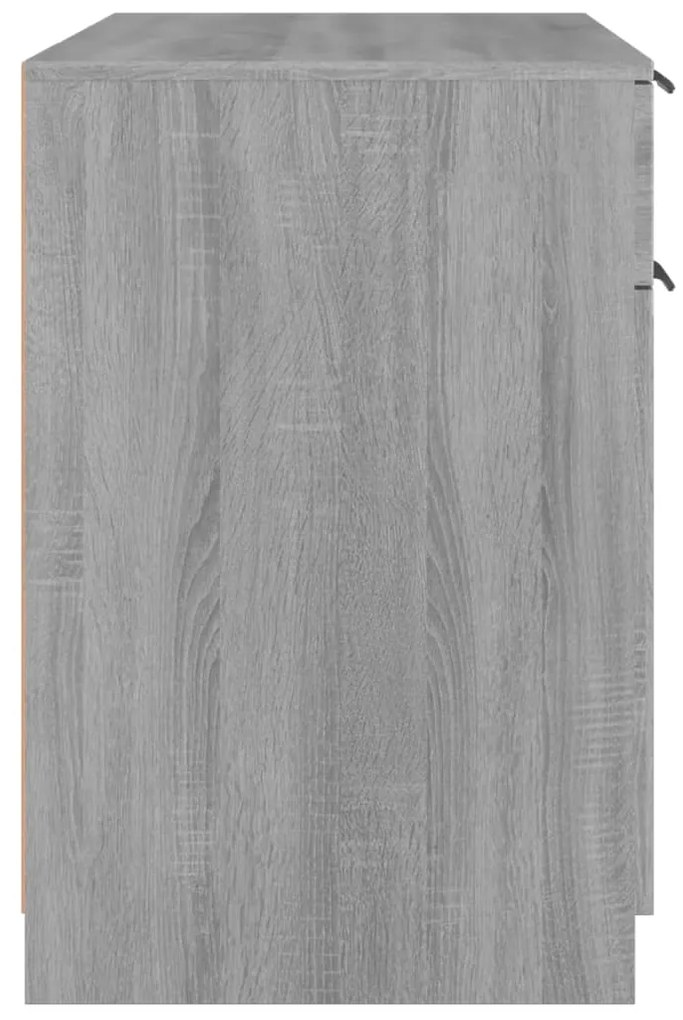 Secretária 100x50x75 cm derivados de madeira cinzento sonoma