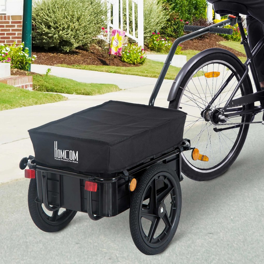 Reboque de Bicicleta – Modelo Rimini – 144x59x80 – Preto