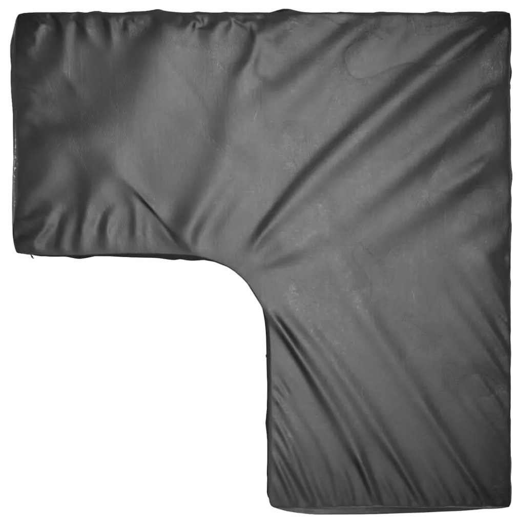 Capas p/ mobília jardim forma de L 2 pcs 16 ilhós 215x215x70 cm