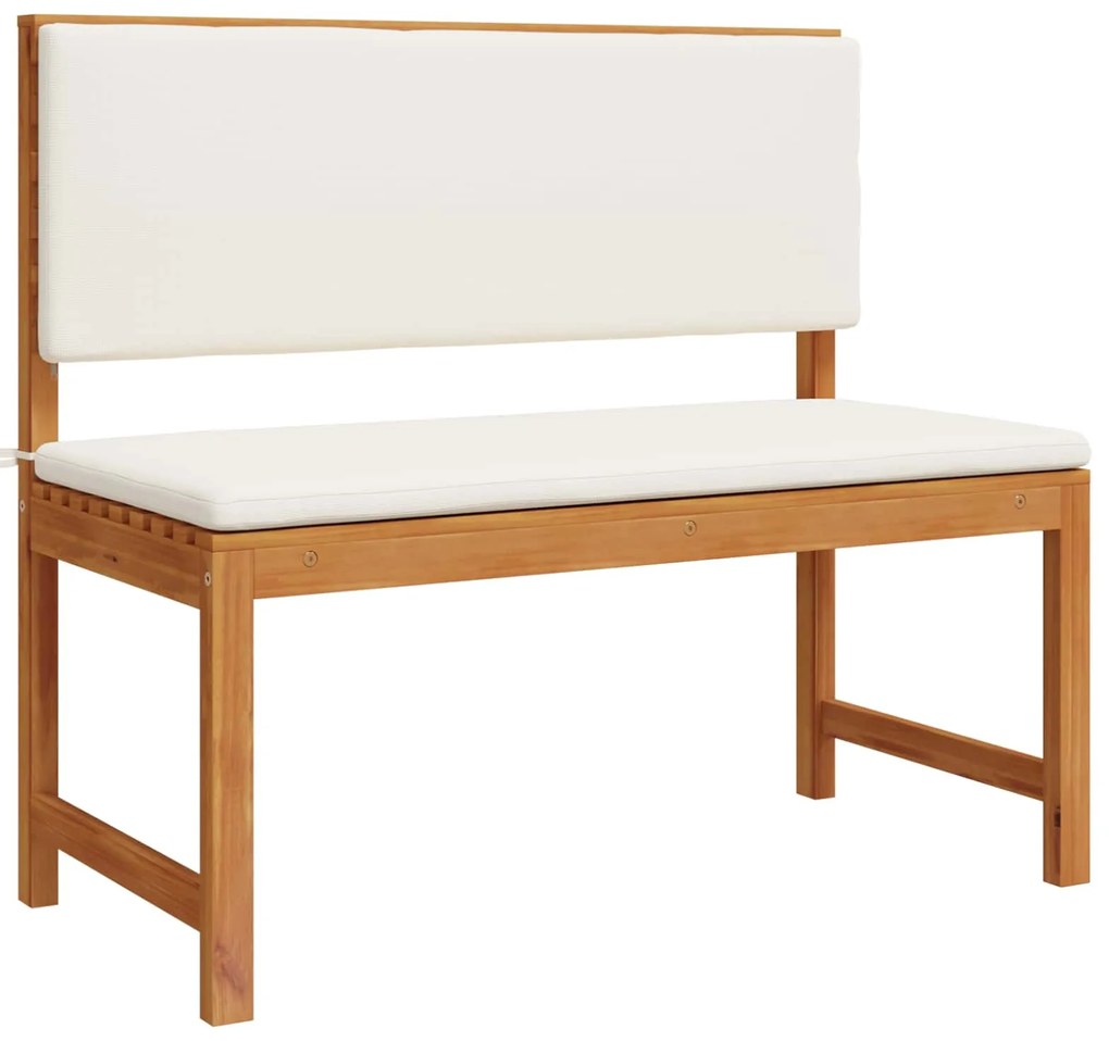 vidaXL Cadeira de Jardim com almofada Castanho 100 x 50 x 91cm