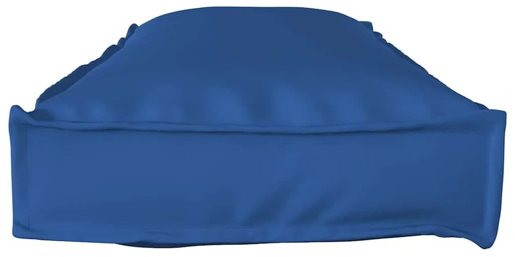 Almofadas de Palete para Banco 2 pcs Azul Royal 120x40x8 cm Tecido Oxf
