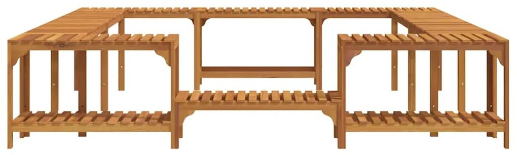 Entorno para Banheira de Hidromassagem Castanho 250 x 250 cm