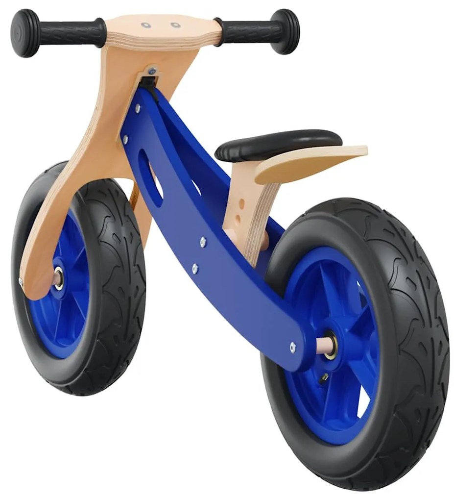 Bicicleta de equilíbrio p/ criança c/ pneus de ar azul