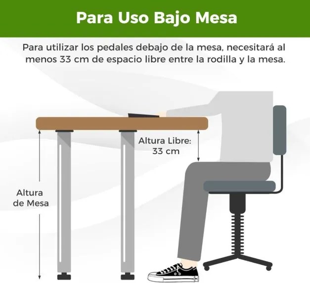 Mini bicicleta de exercício dobrável com resistência ajustável para pernas e braços Máquina de exercício com pedal para escritório em casa Preto