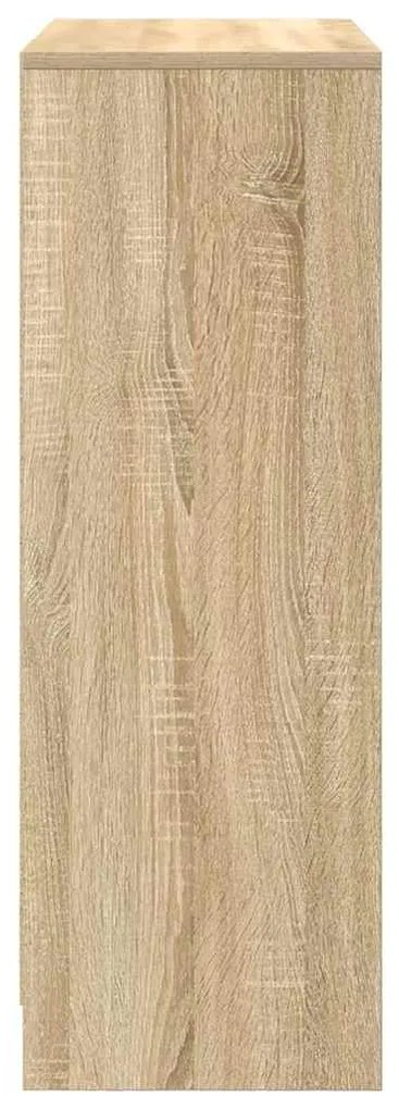 Aparador com gavetas e portas 73x31x90 cm carvalho sonoma