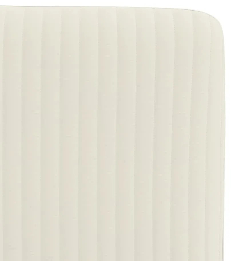 Cadeiras de jantar 2 pcs veludo cor creme